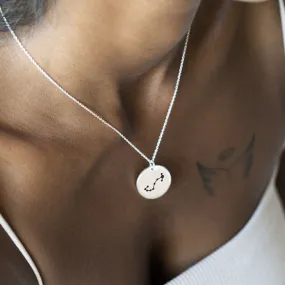 Zodiac Constellation Pendant Necklace